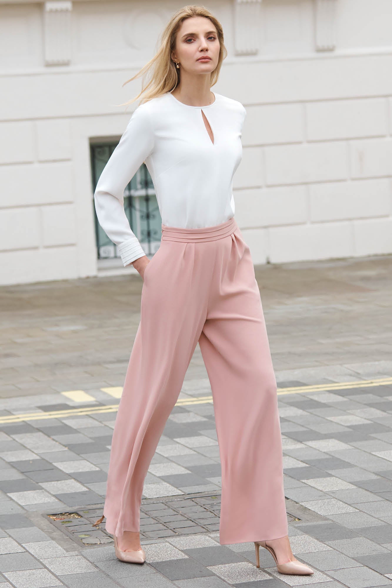 Apsley Pink Trousers