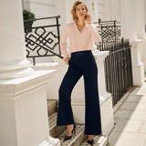 Fitzrovia Navy Performance Tailoring Trousers