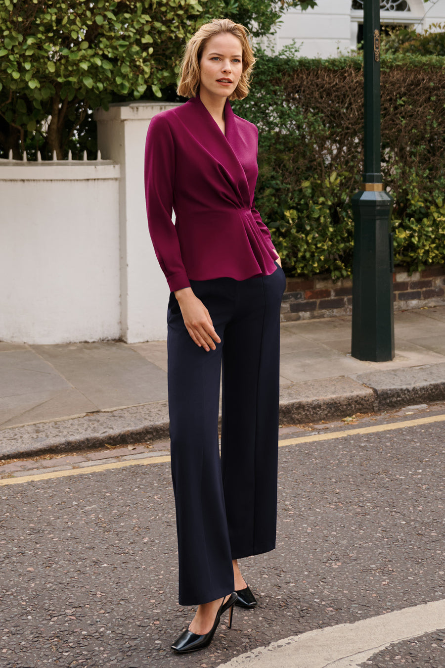 Alton Navy Performance Tailoring Trousers
