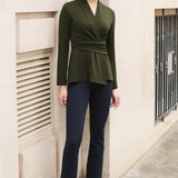 Putney Navy Ponte Trousers