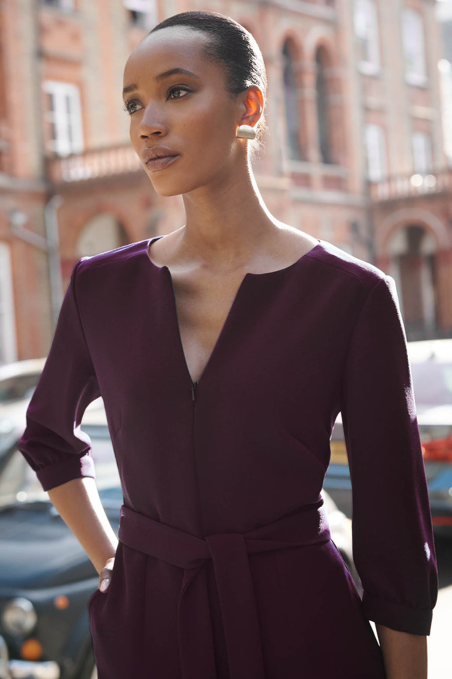 Hatfield Aubergine Jumpsuit