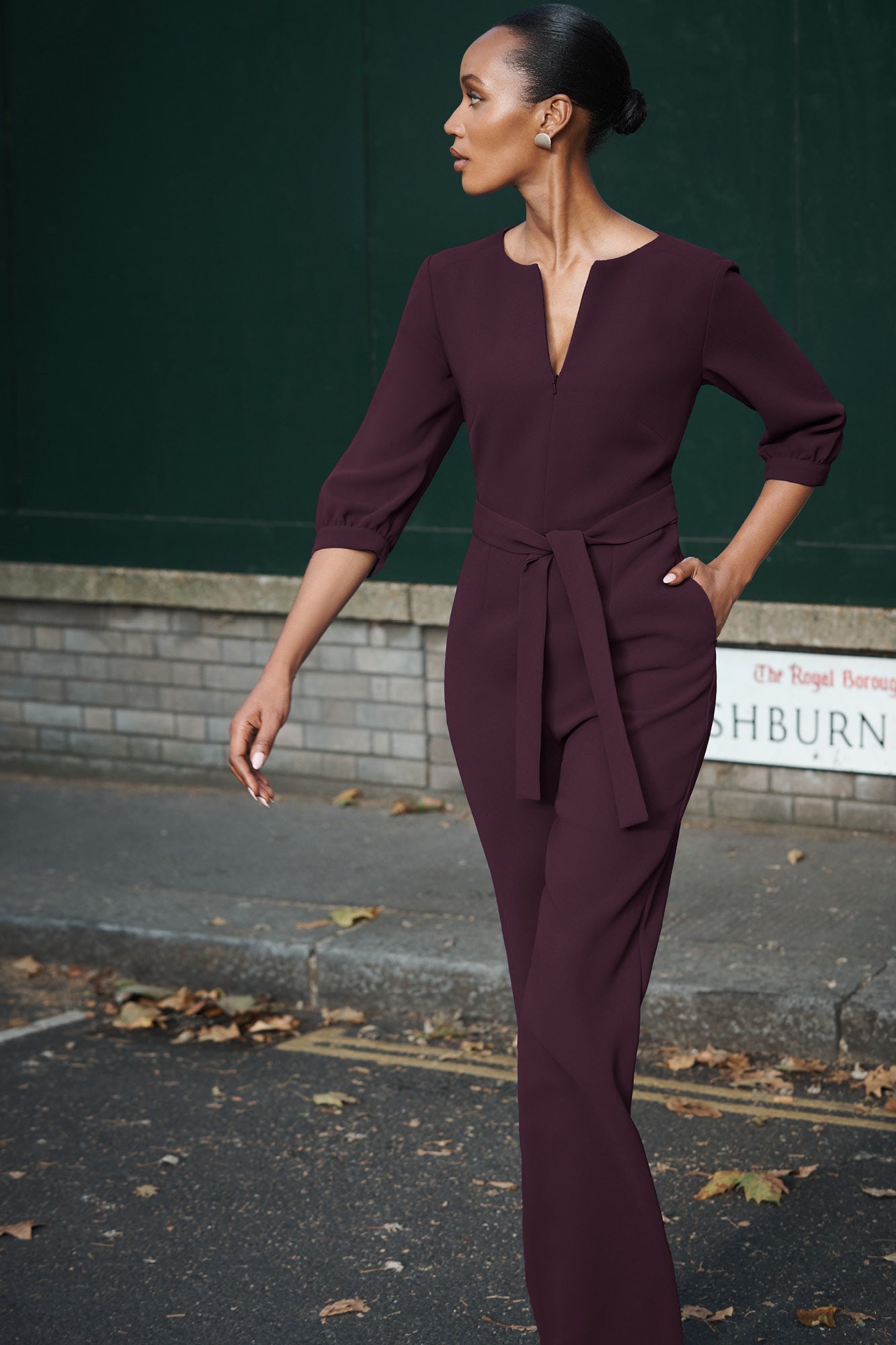 Hatfield Aubergine Jumpsuit