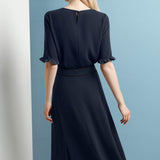 Latimer Navy and Black Skirt