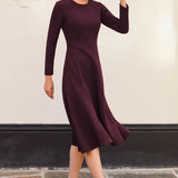 Launceston Aubergine Dress