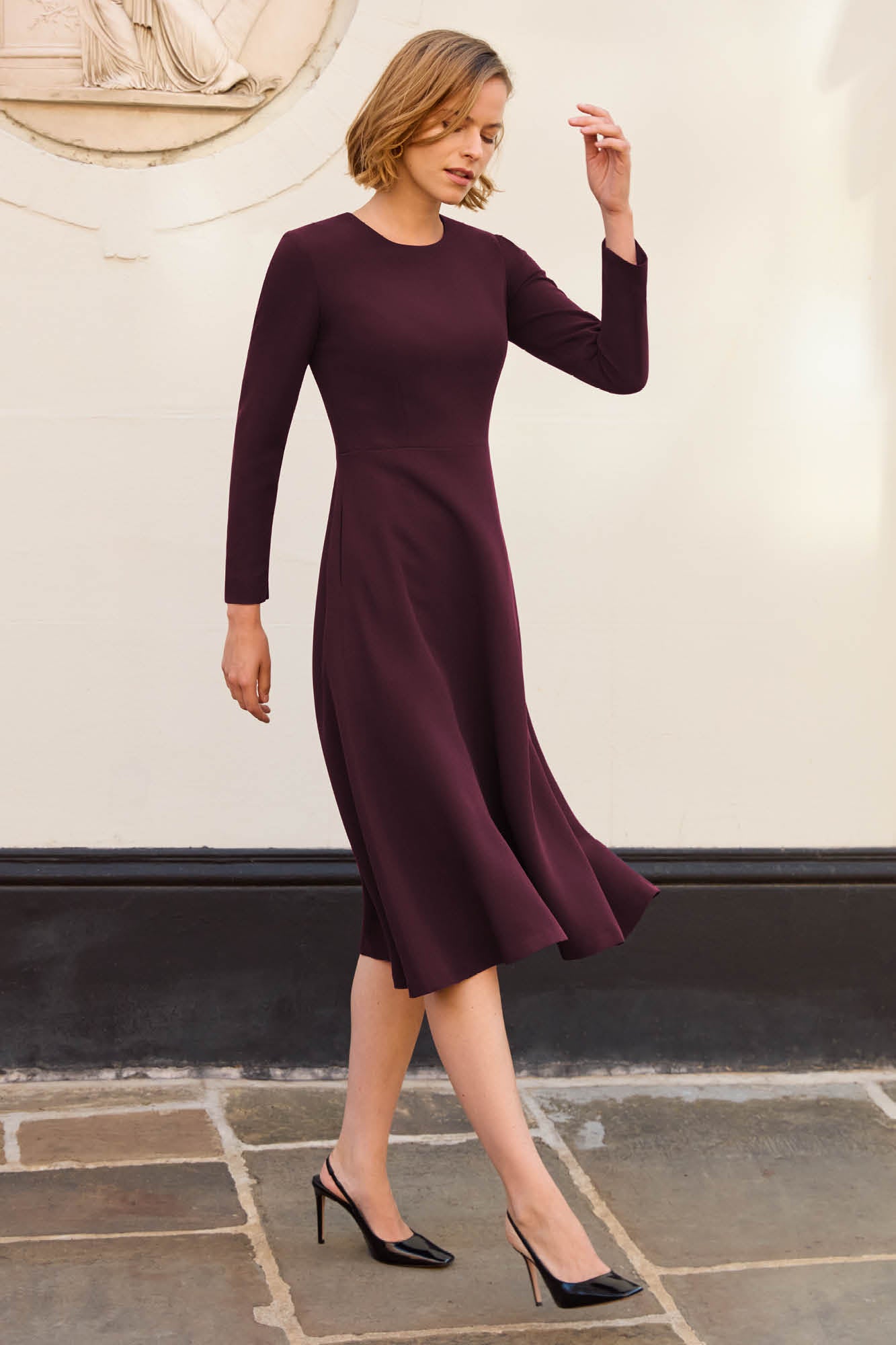 Launceston Aubergine Dress