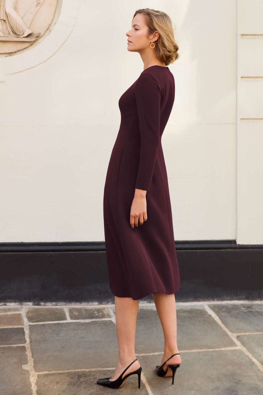 Launceston Aubergine Dress