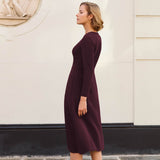 Launceston Aubergine Dress