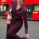 Longleat Aubergine Trousers