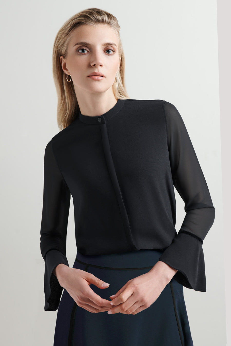 Lyndhurst Black Blouse