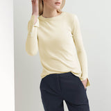 Maddy Pale Yellow and Ivory Jumper