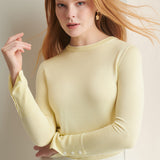 Maddy Pale Yellow and Ivory Jumper