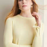 Maddy Pale Yellow and Ivory Jumper