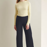 Maddy Pale Yellow and Ivory Jumper