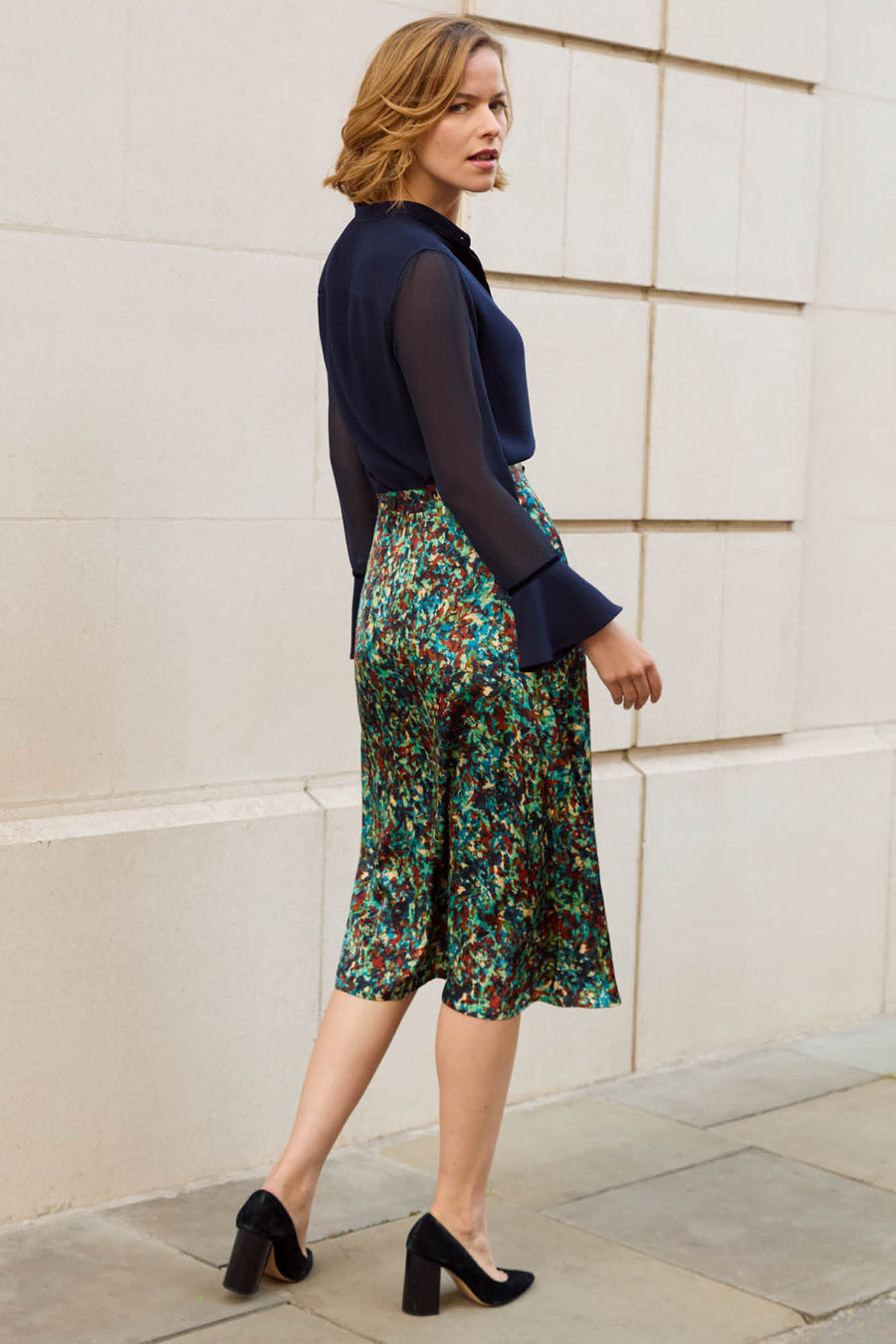 Lyndhurst Navy Blouse