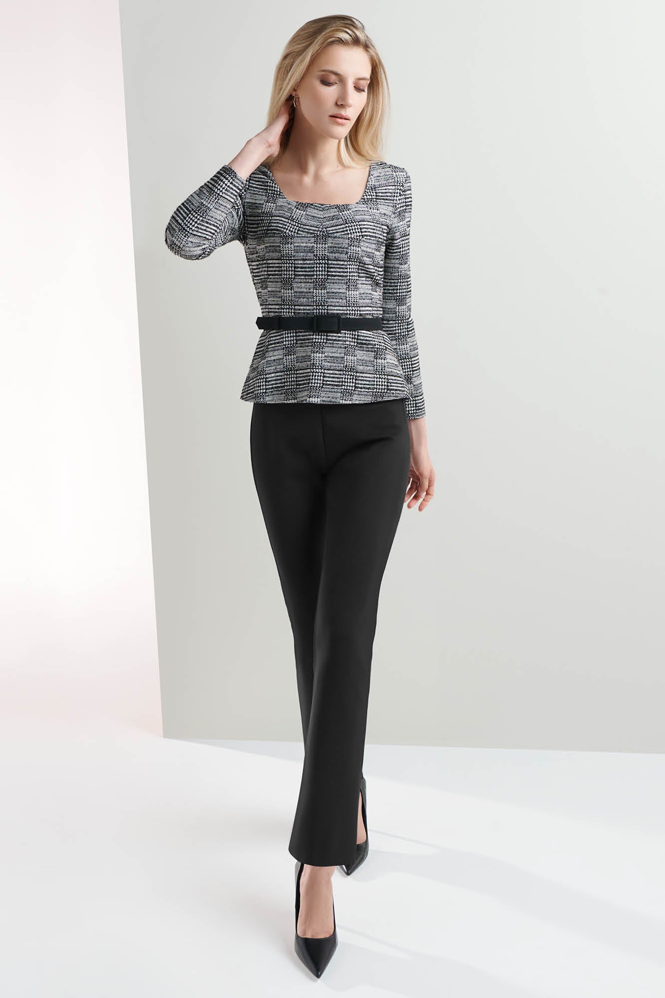 Putney Black Ponte Trousers