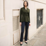 Putney Navy Ponte Trousers