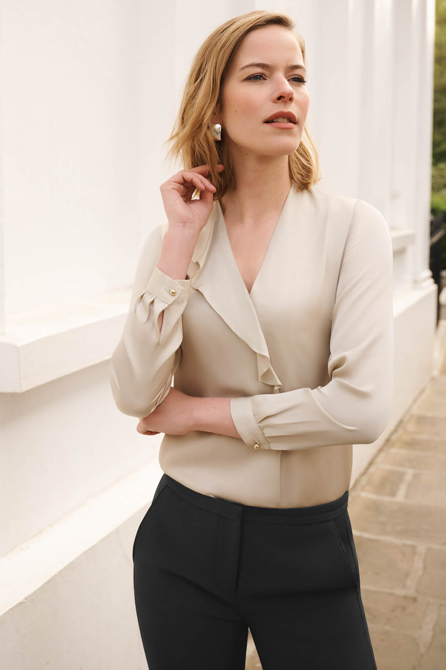 Clarence Black Performance Tailoring Trousers