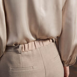 Alton Oatmeal Wool Blend Trousers