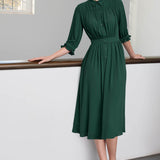Casablanca Green Dress