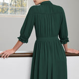 Casablanca Green Dress
