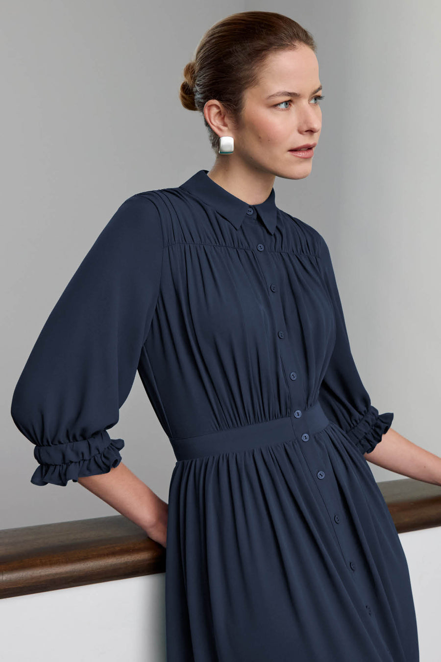 Casablanca Navy Dress