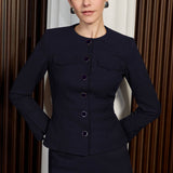 Connaught Navy Pique Jacket
