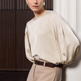 Alton Oatmeal Wool Blend Trousers