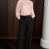 Alton Black Performance Tailoring Trousers