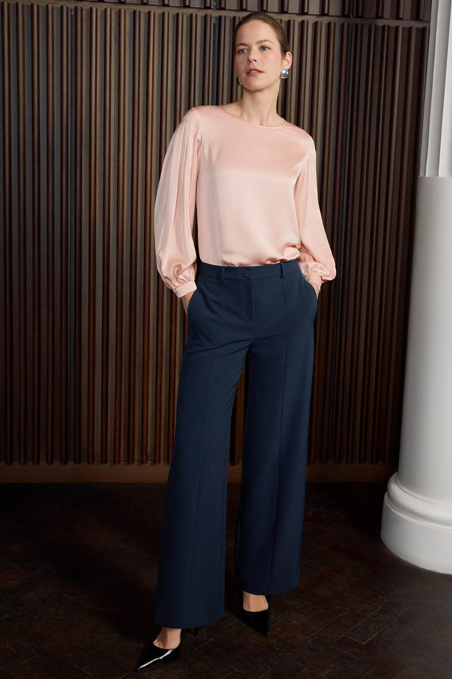 Alton Navy Performance Tailoring Trousers