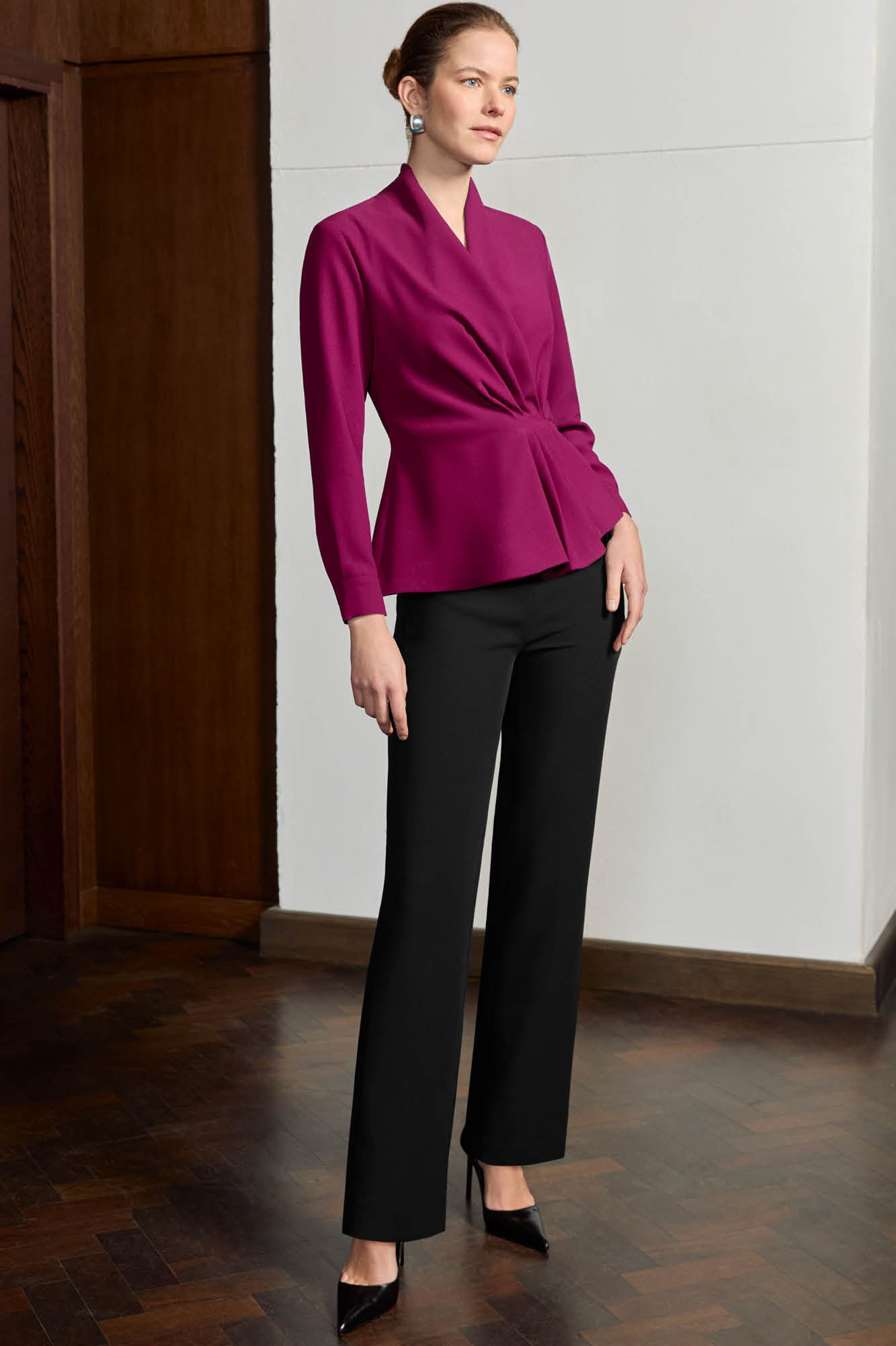 Stirling Black Performance Tailoring Trousers