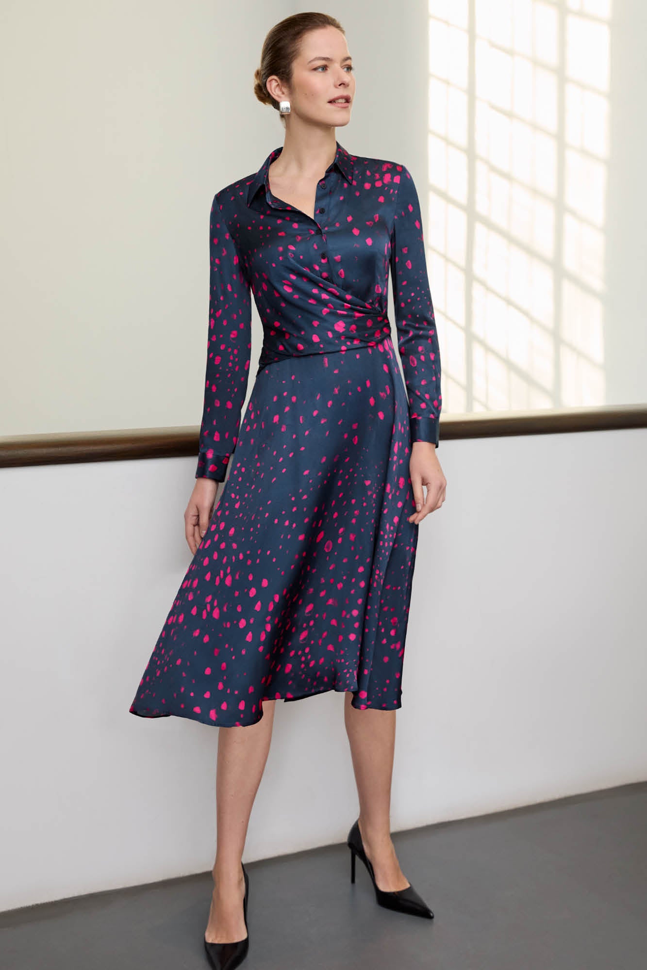 Hampshire Inky Print Dress