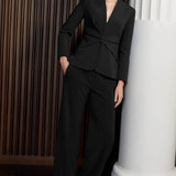 Alton Black Performance Tailoring Trousers