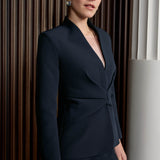 Hanbury Navy Performance Tailoring Jacket