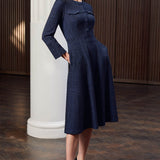 Hemsworth Midnight Jacquard Dress