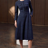 Hemsworth Midnight Jacquard Dress