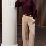 Loxley 100% Merino Wool Burgundy Jumper