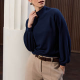 Loxley 100% Merino Wool Navy Jumper