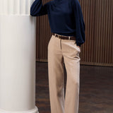 Alton Oatmeal Wool Blend Trousers