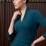 Tytherley Cadet Blue Jersey Dress