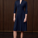 Tytherley Navy Jersey Dress