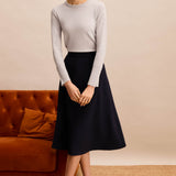 Maddy Grey and Ivory Merino Jumper