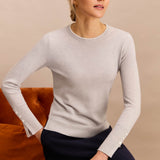 Maddy Grey and Ivory Merino Jumper