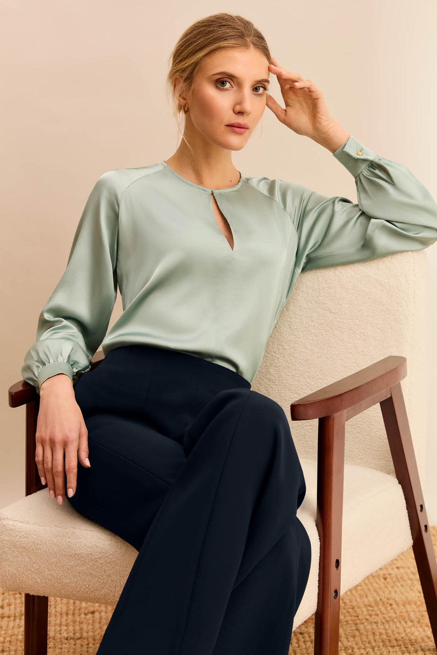 Toulouse Sage Blouse