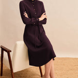 Canterbury Aubergine Dress