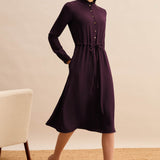 Canterbury Aubergine Dress