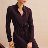 Canterbury Aubergine Dress