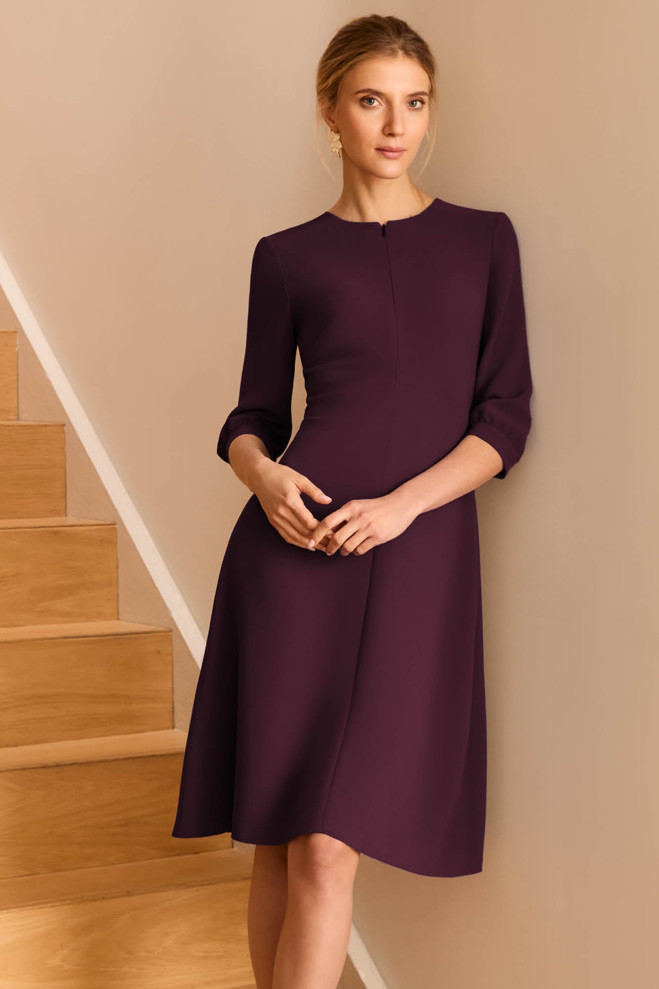 Farley Aubergine Dress
