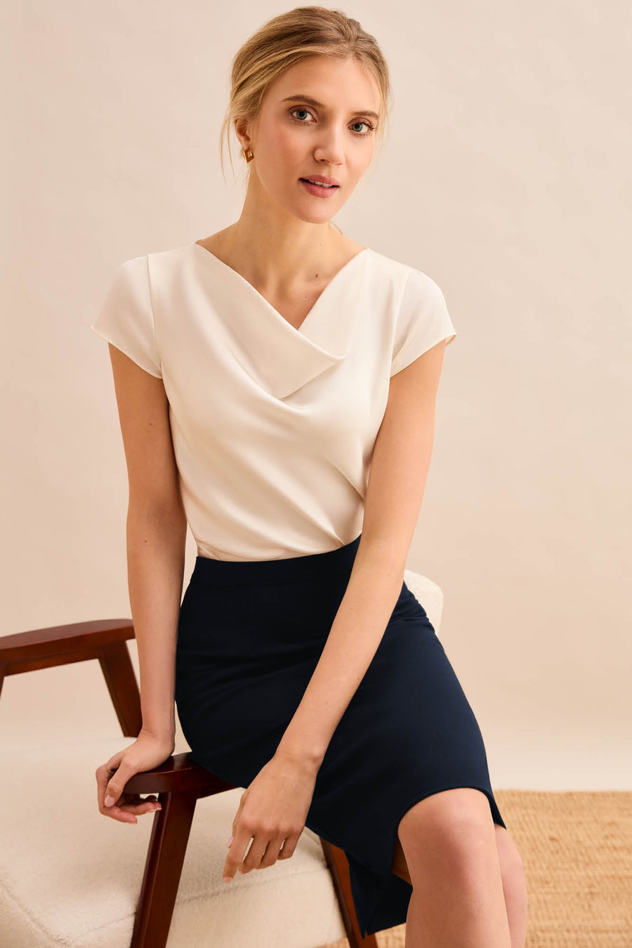 Mitford Ivory Blouse