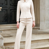 Newton Ecru Trousers