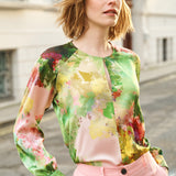 Toulouse Painterly Print Top